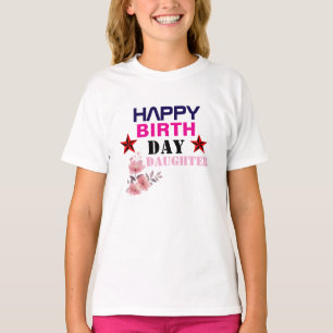 Happy Birth Day T-shirts voor meisjes