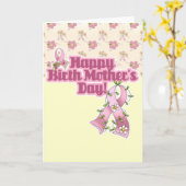 Happy Birth Moederdag Kaart (Gele Bloem)