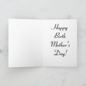 Happy Birth Moederdag Kaart (Binnen)