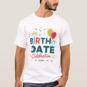 Happy Birthay T-shirt (Voorkant)