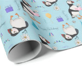 Happy Birthdaisy (verjaardag) papegaai Cadeaupapier (Rol Hoek)