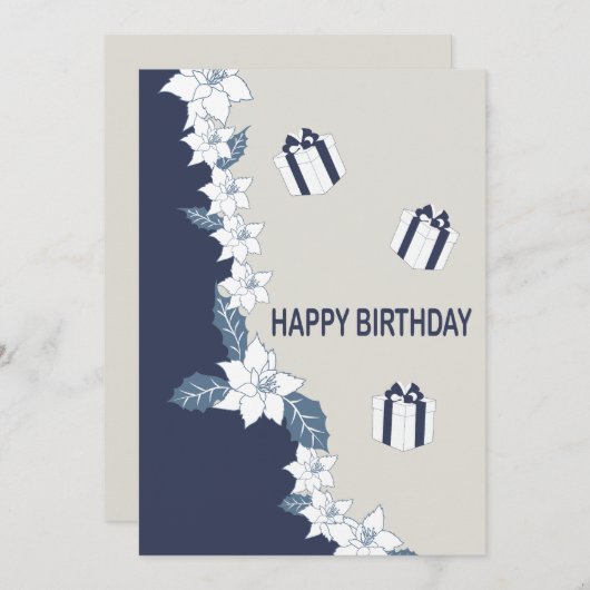 Happy Birthday (Voorkant / Achterkant)