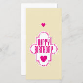 Happy Birthday (Voorkant / Achterkant)