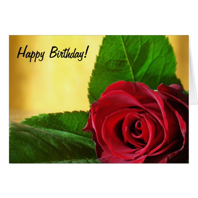 Happy Birthday (Voorkant Horizontaal)