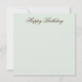 Happy Birthday (Achterkant)