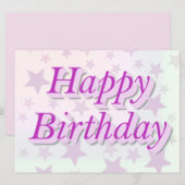 Happy birthday (Voorkant / Achterkant)