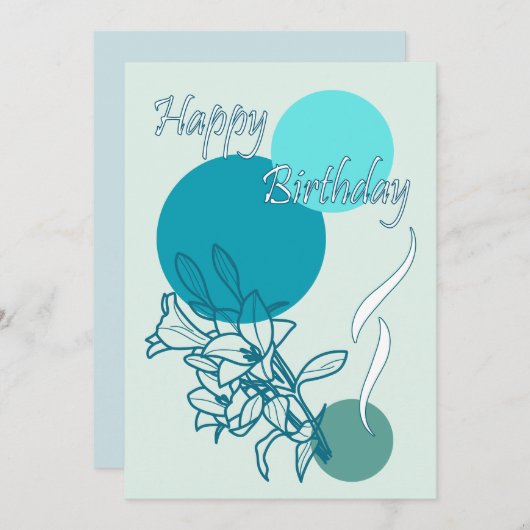 Happy Birthday (Voorkant / Achterkant)