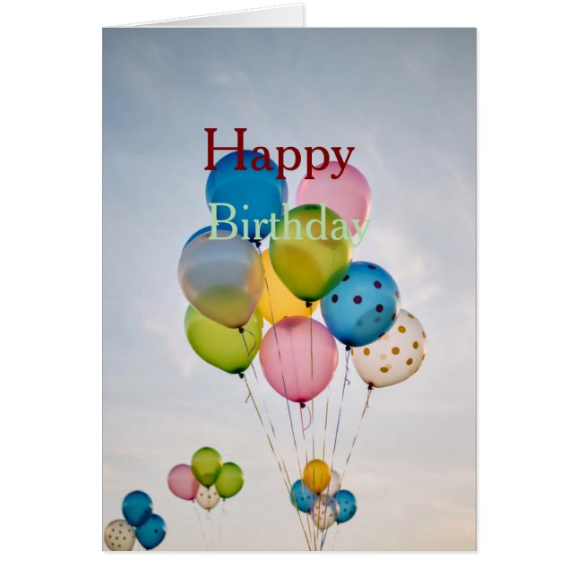 Happy Birthday (Voorkant)