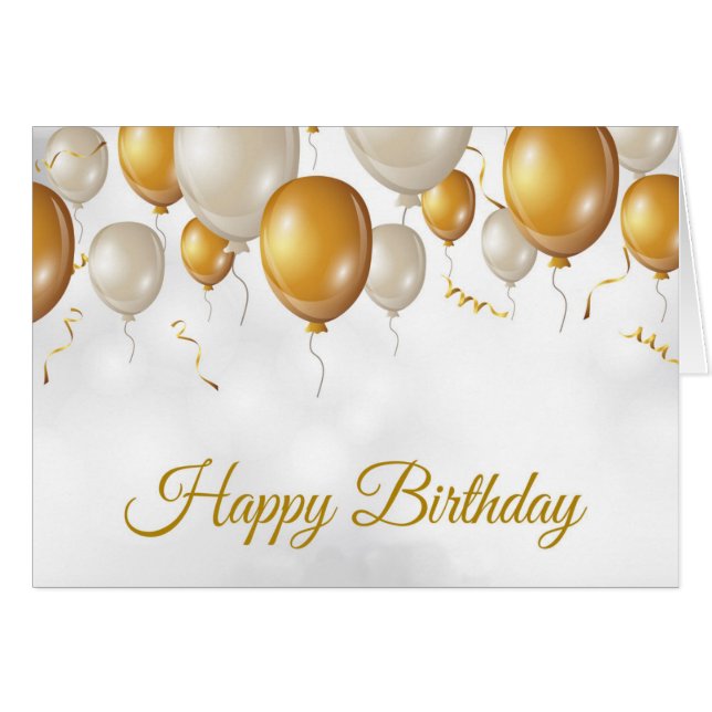 Happy Birthday (Voorkant Horizontaal)