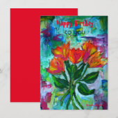 Happy birthday (Voorkant / Achterkant)