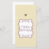 Happy Birthday (Voorkant / Achterkant)