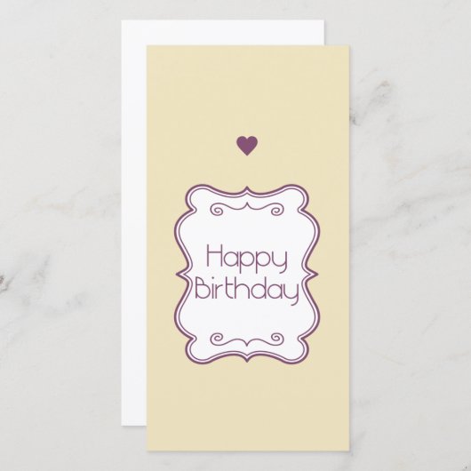 Happy Birthday (Voorkant / Achterkant)