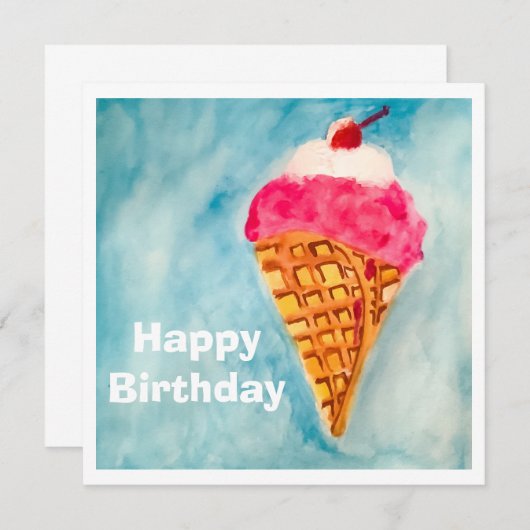 Happy Birthday (Voorkant / Achterkant)