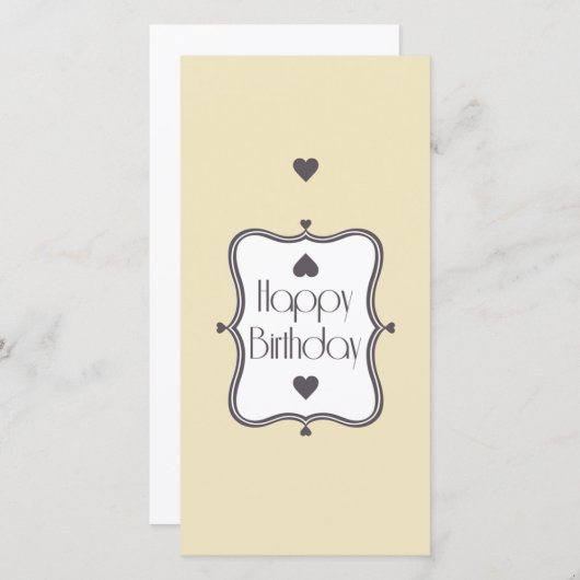 Happy Birthday (Voorkant / Achterkant)