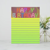 Happy Birthday (Staand voorkant)