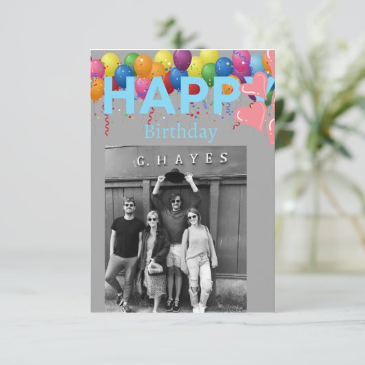 Happy Birthday (Staand voorkant)