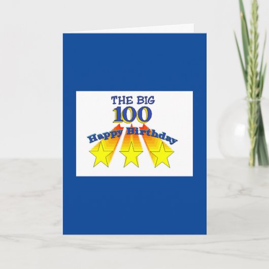 Happy Birthday 100 Christelijke kaart (Voorkant)