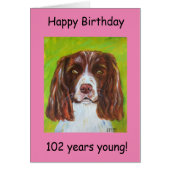 Happy Birthday 102 jaar jong (Voorkant)