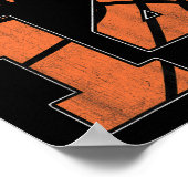 Happy Birthday 14-jarige Basketball Boys Fourtee Poster (Hoek)