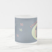 Happy Birthday 16 Matglas Koffiemok (Center)