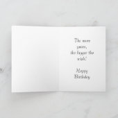 Happy Birthday 1998 Jaar van het geboortennieuws 9 Kaart (Binnen)