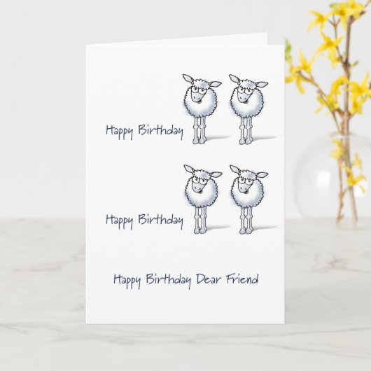 Happy Birthday 2 EWE! Kaart (Gele Bloem)