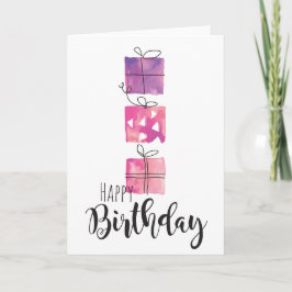 Happy Birthday 3 Cadeaudozen - Personaliseer Kaart