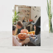 Happy Birthday 3 Photo Folded Greeting Card Kaart (Achterkant)