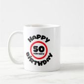 Happy Birthday 50 And Y Funny 50th Birthday Gift Koffiemok (Links)