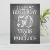 Happy Birthday - 50 jaar en verbluffend (Staand voorkant)