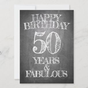 Happy Birthday - 50 jaar en verbluffend