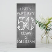 Happy Birthday - 50 jaar en verbluffend (Staand voorkant)