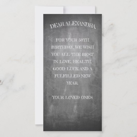 Happy Birthday - 50 jaar en verbluffend (Achterkant)