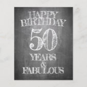 Happy Birthday - 50 jaar en verbluffend (Voorkant)