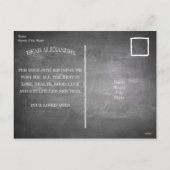 Happy Birthday - 50 jaar en verbluffend Feestdagenkaart (Achterkant)