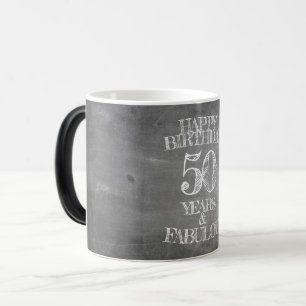Happy Birthday - 50 jaar en verbluffend Magische Mok