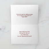 Happy Birthday 60 Christelijke kaart (Binnen)