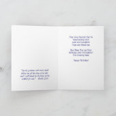 Happy Birthday 60 Christelijke kaart (Binnen)