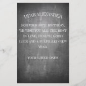 Happy Birthday - 60 jaar & verbluffend in alkboar (Achterkant)