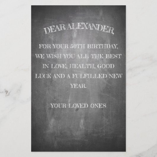 Happy Birthday - 60 jaar & verbluffend in alkboar (Achterkant)