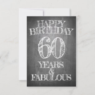 Happy Birthday - 60 jaar & verbluffend in alkboar