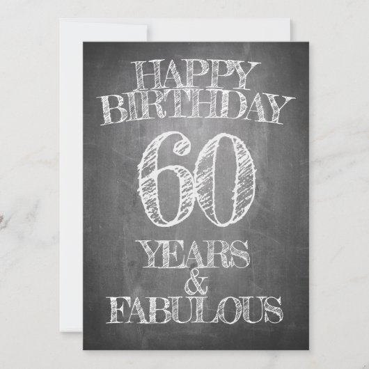 Happy Birthday - 60 jaar & verbluffend in alkboar (Voorkant)