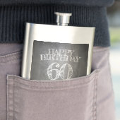 Happy Birthday - 60 jaar & verbluffend in alkboar Flacon (Voorbeeld)