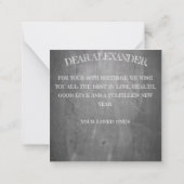 Happy Birthday - 60 jaar & verbluffend in alkboar Notitiekaartje (Achterkant)