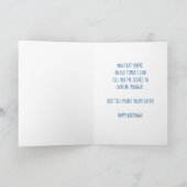 Happy Birthday 60th Secret to look Younger Fun Kaart (Binnen)