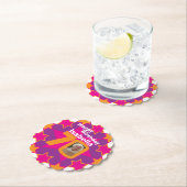 Happy birthday 70e naam en fotopapier onderzetters (Insitu)