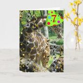 Happy Birthday 7 Year Kaart (Gele Bloem)