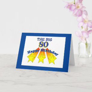 Happy Birthday 80 Christelijke kaart