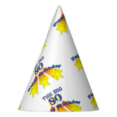 Happy Birthday 80 jaar oud Feesthoedjes (Links)