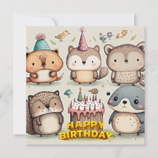 Happy Birthday aangepast (Voorkant)